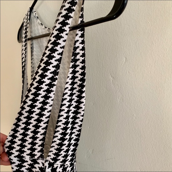 Houndstooth Mini Dress - Picture 2 of 4